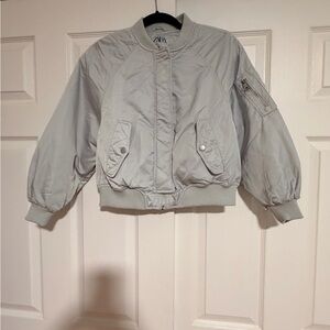 Zara Light Gray Youth Jacket